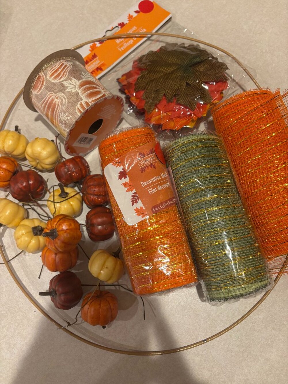 Fall Autumn DIY Wreath & Craft Supply Bundle